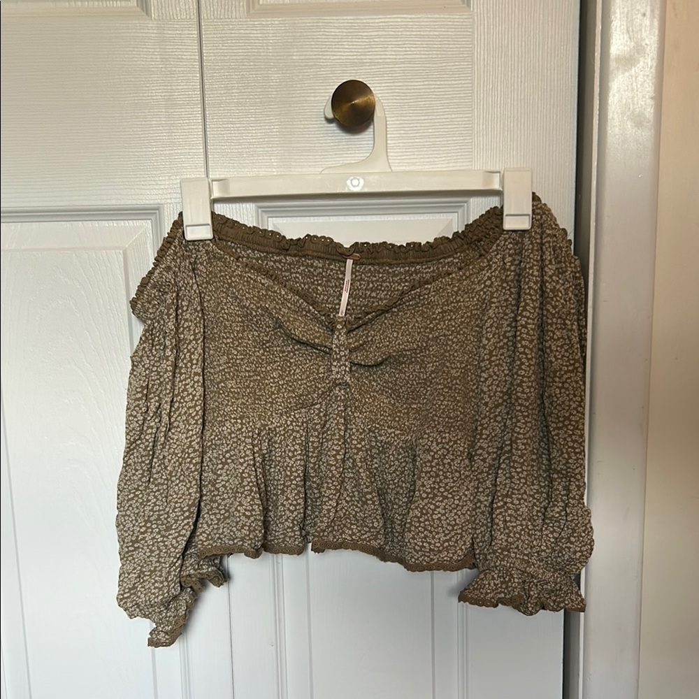 Free People Floral Top